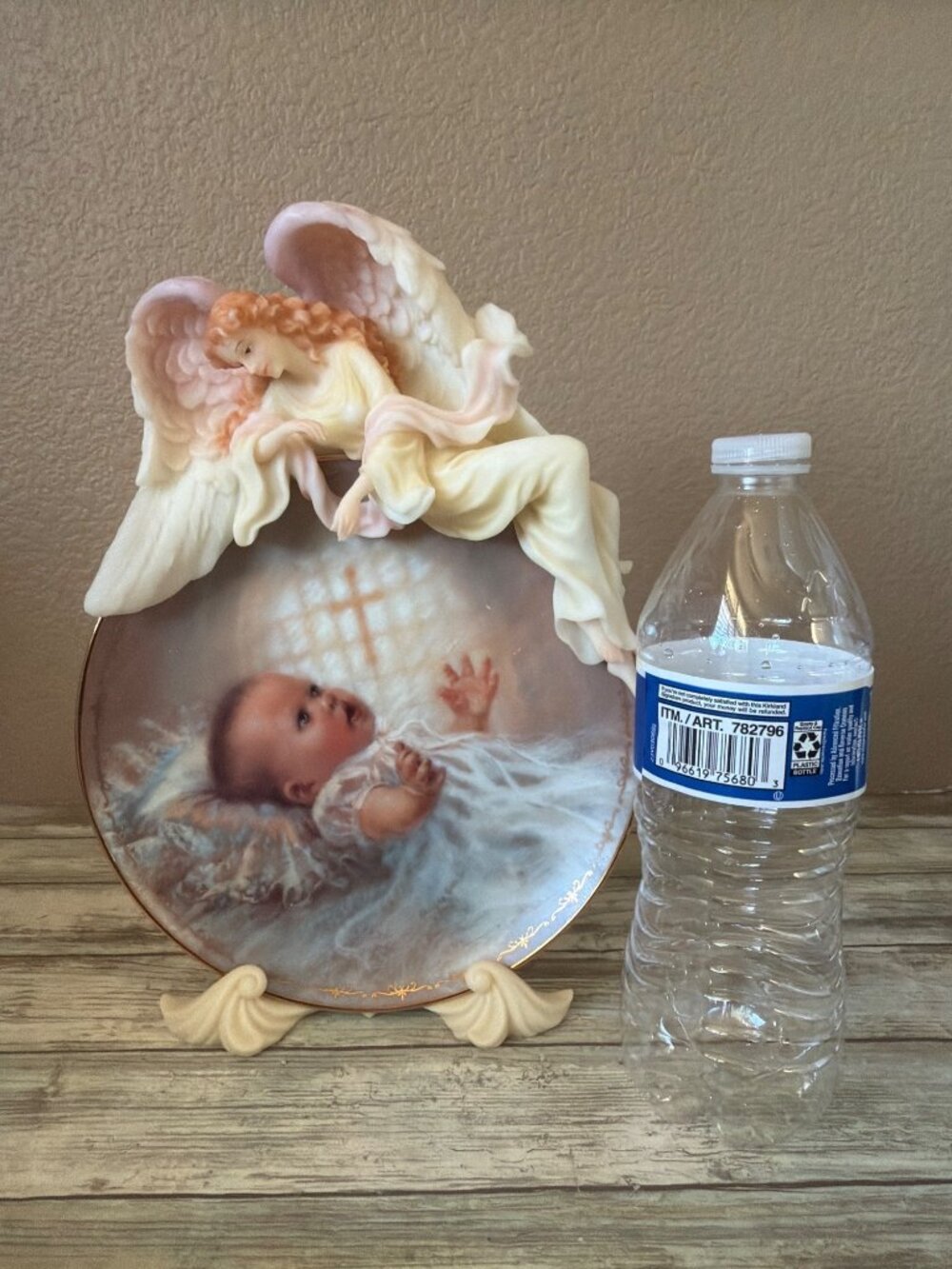 Seraphim Classics God's Treasure Christening Angel Plate Kathryn Fincher NEW - Picture 9 of 16